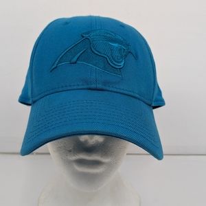 Carolina Panthers Size S/M NFL New Era 39THIRTY Stretch Fit Hat Cap Blue